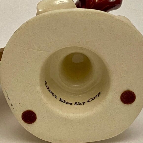 NIB: VINTAGE CLAYWORKS CERAMIC ORNAMENT "Love / Red" - SA20297 - Picture 4 of 6